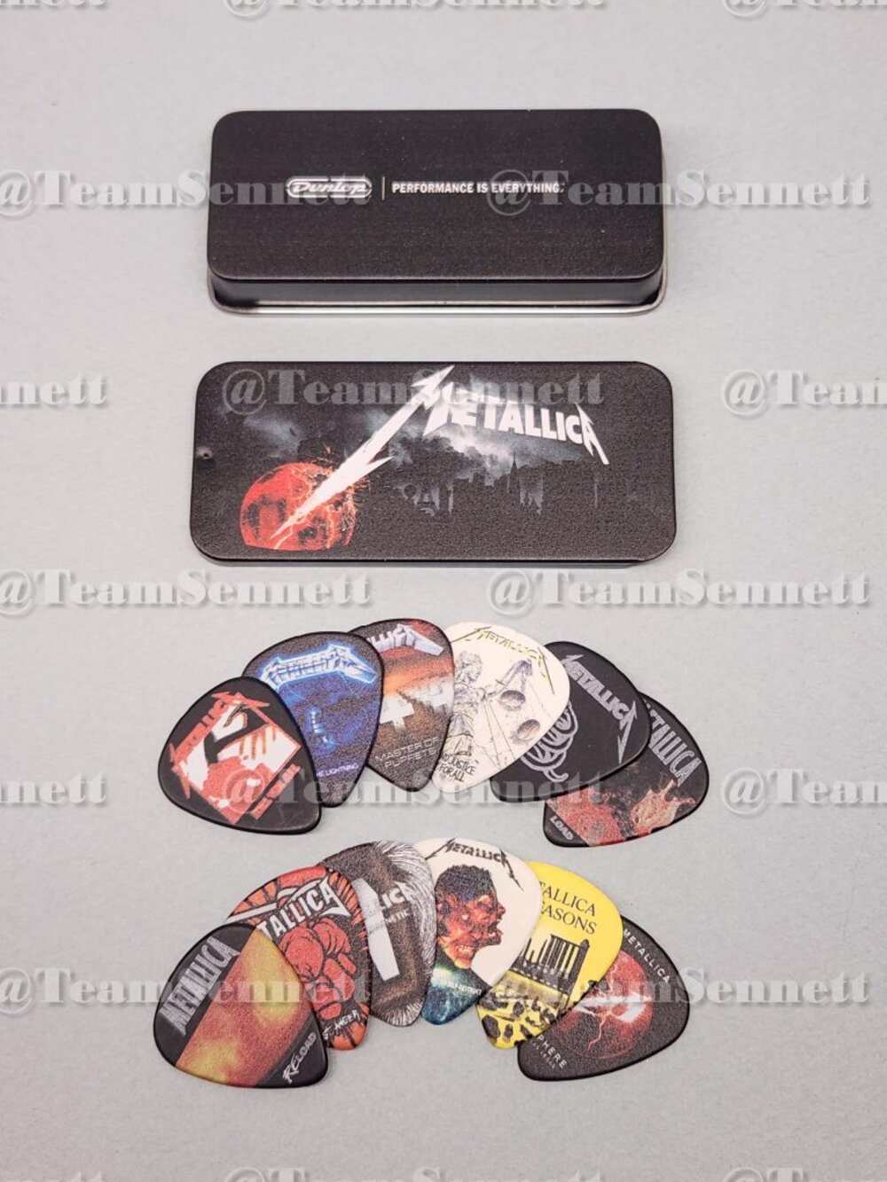 Metallica Guitar Picks / Set of 12 / Life Burns Faster Sphere Vegas 2026 / 27